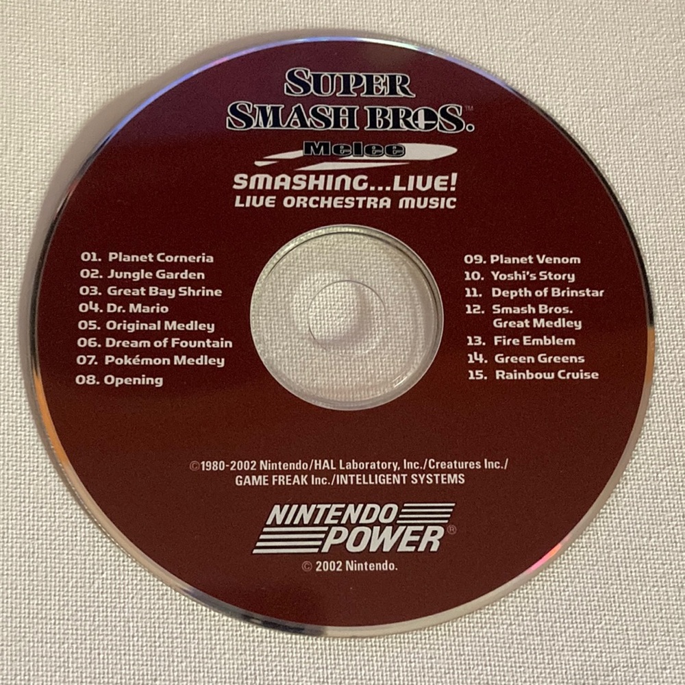 Super smash bros smashing live orchestra music CD
